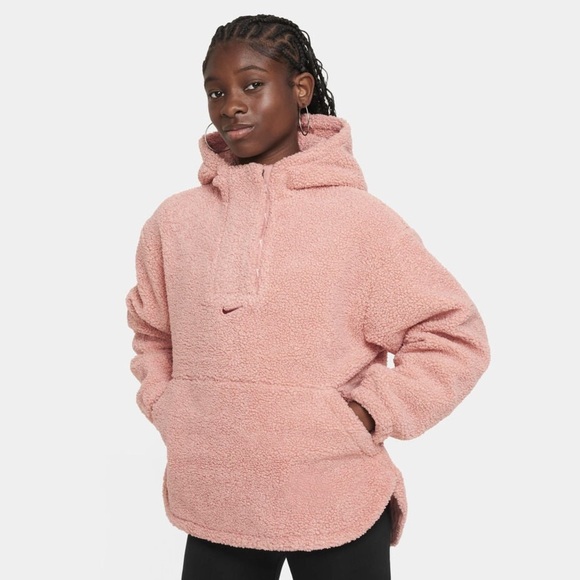 Nike High-Pile FleeceOlder Kids' (Girls') Therma-FIT Training Jacket